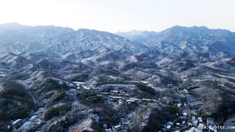 晓天镇：雪后风光  水墨山乡